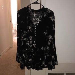 Free People Floral Tunic